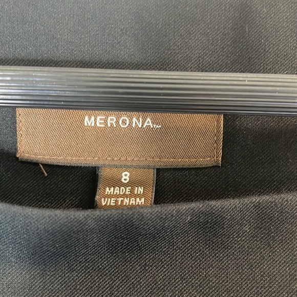 Merona women’s sleeveless simple black dress - Picture 3 of 8